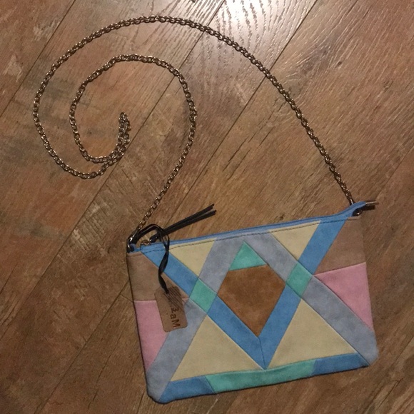 🛍️4/$20🛍️Hello 3am Colorblock Crossbody Purse - Picture 1 of 8